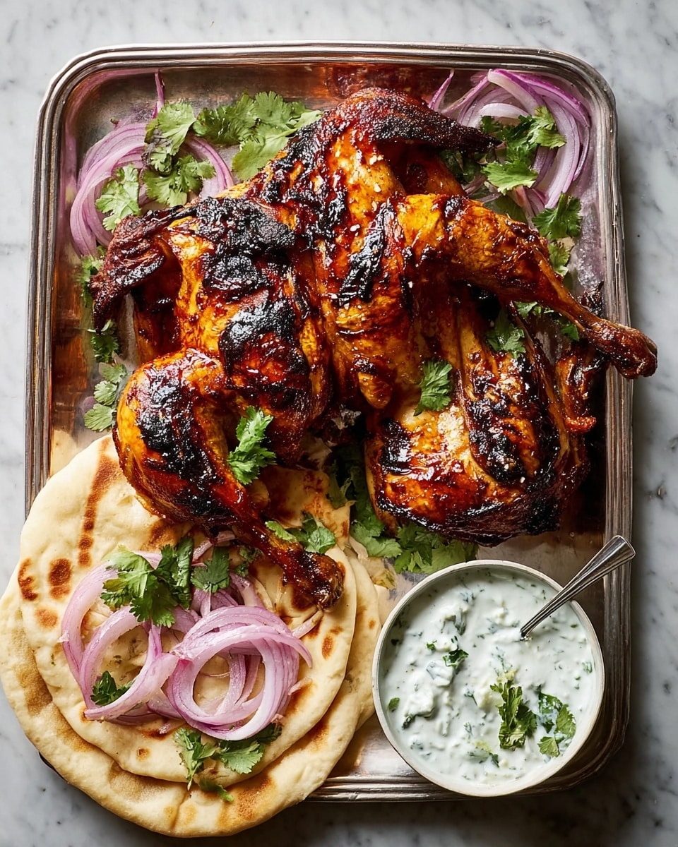 Tandoori Chicken with Lemon Rice and Raita | Irresistible Indian Flavors
