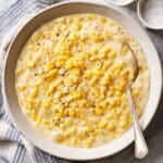 Creamed Corn with Parmesan Recipe