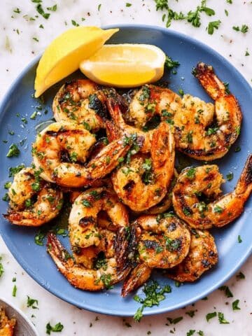 Garlic Butter Grilled Shrimp Recipe