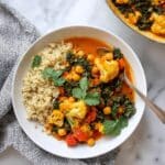 Healthy One-Pot Cauliflower Stew with Curry Recipe