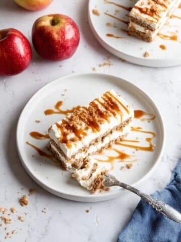 Caramel Apple and Gingersnap Ice Box Cake Recipe