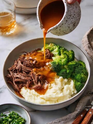 Saucy Instant Pot Shredded Beef Brisket Recipe