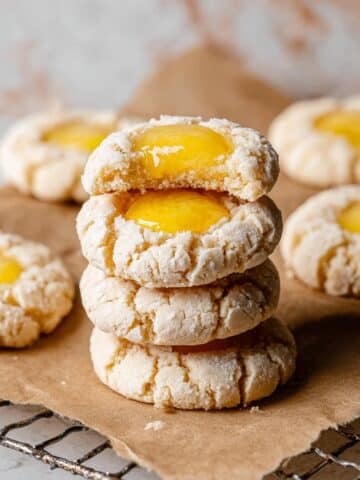 Coconut Mango Cookies with Mango Curd Fillings Recipe