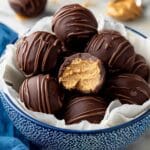 Chocolate-Dipped Peanut Butter Balls Recipe