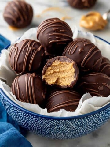 Chocolate-Dipped Peanut Butter Balls Recipe