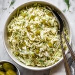 Creamy Dill Pickle Coleslaw (15-Minutes + Easy!) Recipe