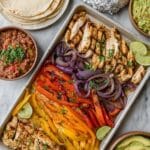 Sheet Pan Chicken Fajitas Recipe