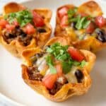 Baked Taco Cups Recipe