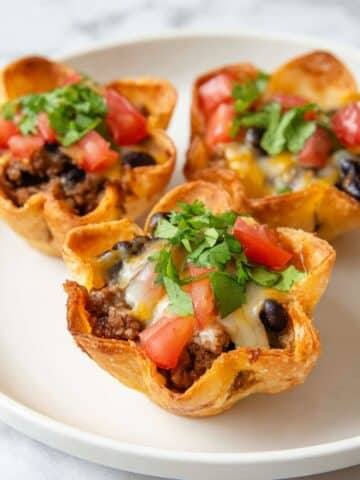 Baked Taco Cups Recipe