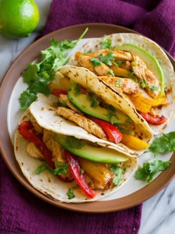 Slow Cooker Chicken Fajitas Recipe