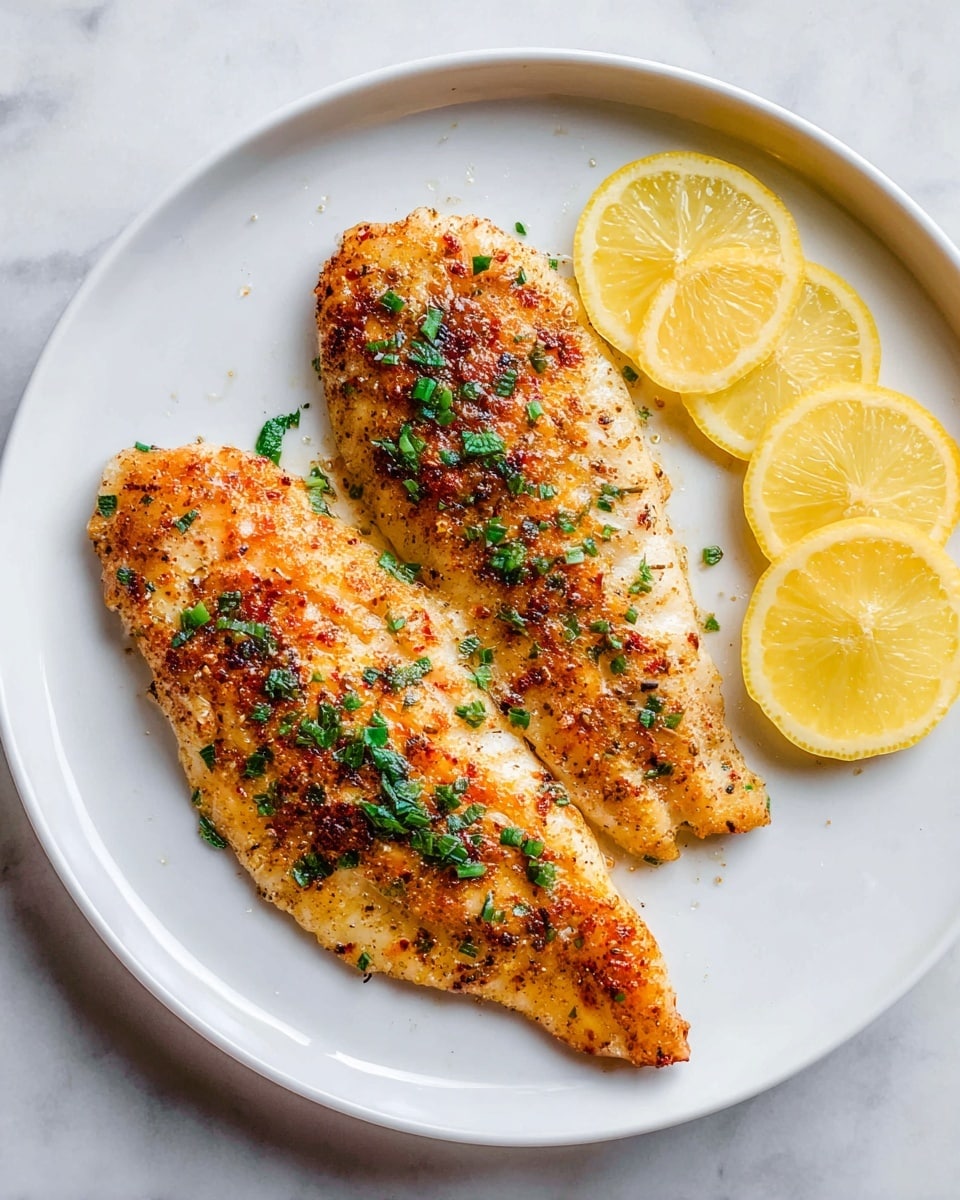 Baked Ocean Perch with Spiced Seasoning Recipe - Recipe Image