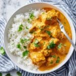 Creamy Chicken Korma with Coconut and Yogurt Recipe