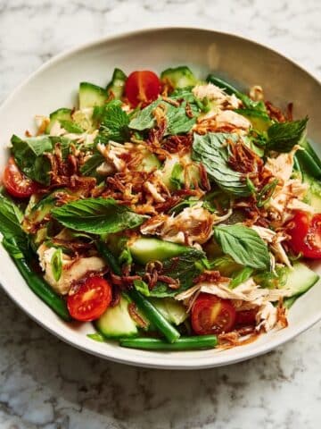 Lemongrass Chicken Herb Salad Recipe