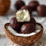 3-Ingredient Chocolate Coconut Balls Recipe