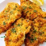 Air Fryer Chicken Schnitzel with Panko Breading Recipe
