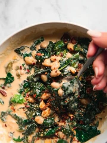 Marry Me White Bean & Spinach Skillet Recipe