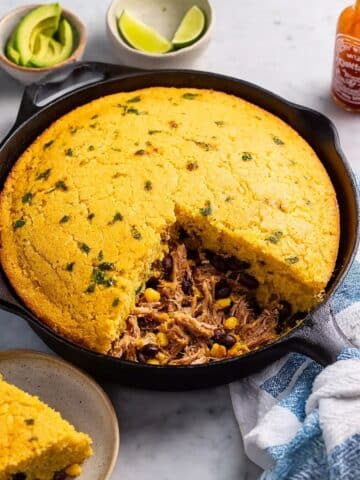 Chicken Tamale Pie with Cornbread Topping Recipe