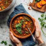One-Pot Spiced Sweet Potato Lentil Soup Recipe