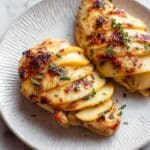 Maple Glazed Apple and Brie Stuffed Chicken Recipe