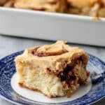 Peanut Butter Cinnamon Rolls with Chocolate Chips and Creamy Icing Recipe