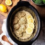 Slow Cooker Lemon Pepper Chicken and Rice Recipe