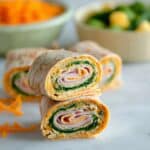 Turkey and Cheese Roll Ups Recipe