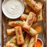 Buffalo Chicken Egg Rolls Recipe