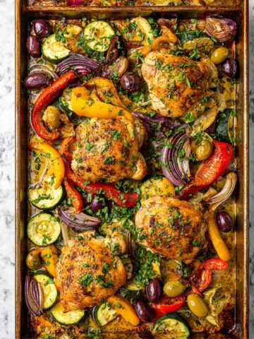 Greek Sheet-Pan Chicken Recipe