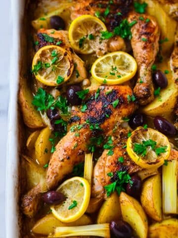 Greek Chicken and Potatoes Roast Recipe