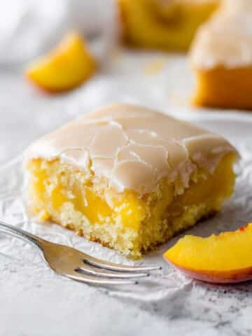 Brown Sugar Peach Cake Recipe