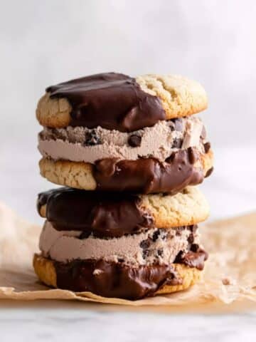 Chocolate Peanut Butter Ice Cream Sandwiches Recipe