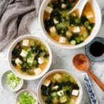 Simple Miso Soup with Tofu and Wakame Recipe