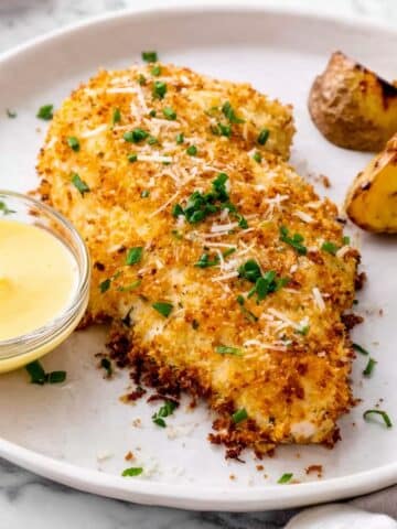 Air Fryer Parmesan Crusted Chicken Recipe