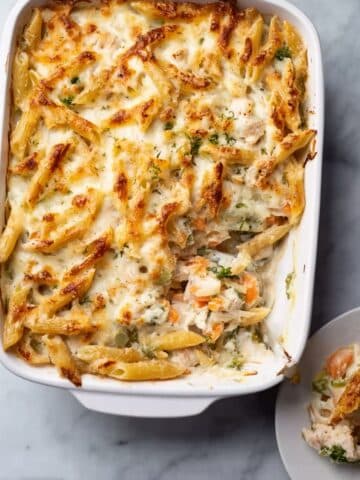 Creamy Chicken and Mini Penne Casserole Recipe