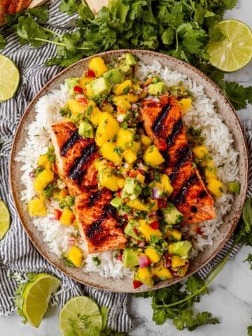 Salmon with Mango Salsa Recipe
