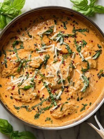Marry Me Tofu with Sun-Dried Tomato Spinach Cream Sauce Recipe