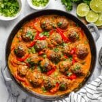One-Pan Thai Chicken Meatballs Recipe