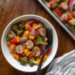 Easy Chicken Sausage and Veggies Sheet Pan Recipe