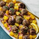 Greek Meatballs and Potatoes Recipe