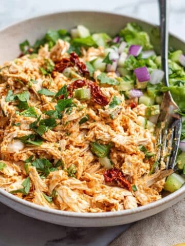 Chicken and Chickpea Salad with Lemon Yogurt Dressing Recipe