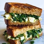 Grilled Feta and Spinach Sandwich Recipe