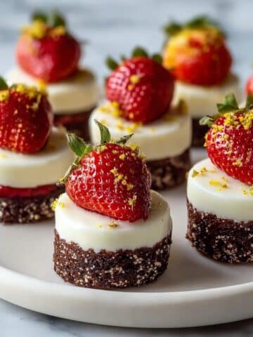 Cheesecake Stuffed Strawberries Recipe