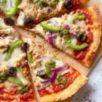 Air Fryer Tortilla Pizza (High Protein) Recipe