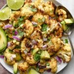 Perfectly Caramelized Mexican Roasted Cauliflower - Dairy Free Recipe