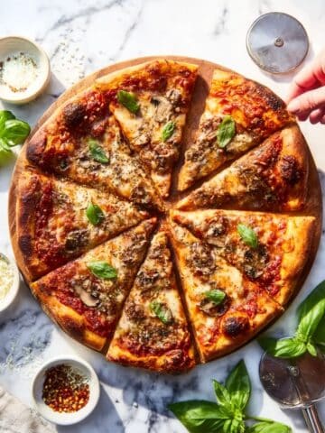Discarded Sourdough Pizza Dough Recipe