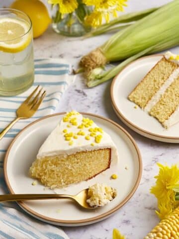 Cornbread Cake with Honey Buttercream Recipe