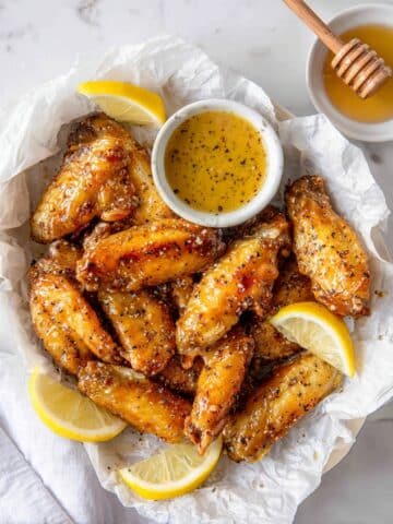 Honey Lemon Pepper Wings Recipe