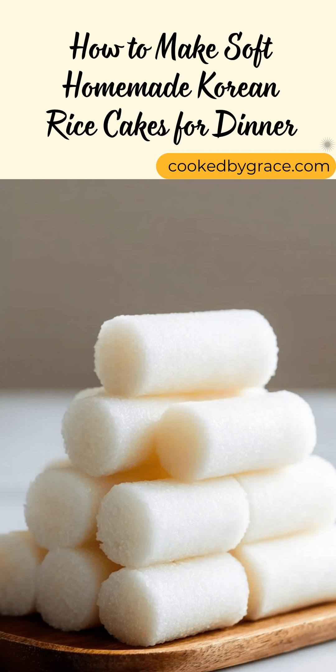 Garaetteok Korean Rice Cake Recipe - Easy & Authentic