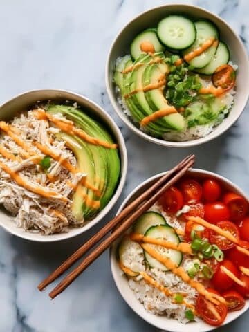 California Roll Sushi Bowls Recipe