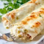 White Chicken Enchiladas Recipe